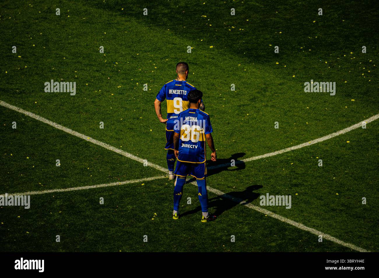 Boca Juniors vs River Plate Stockfoto