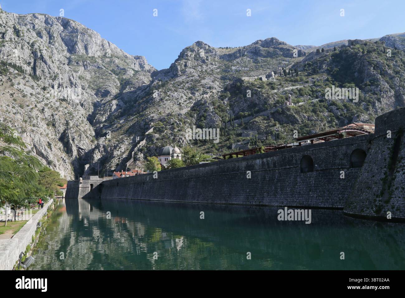 Befestigte Altstadt von Kotor, Montenegro Stockfoto