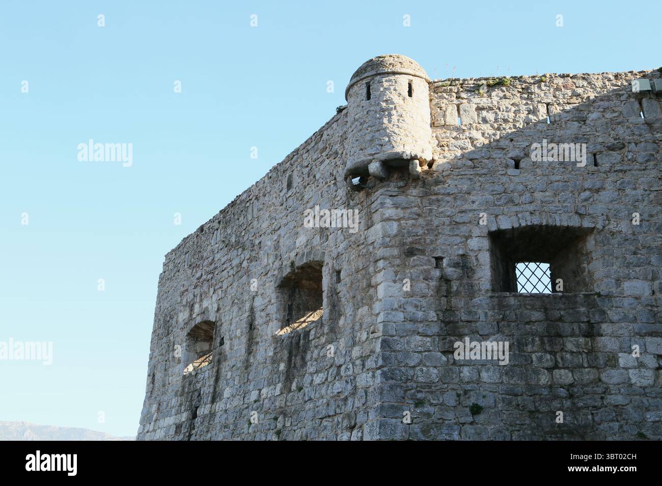 Ein Teil der Mauern von Dubrovnik in Kroatien Stockfoto