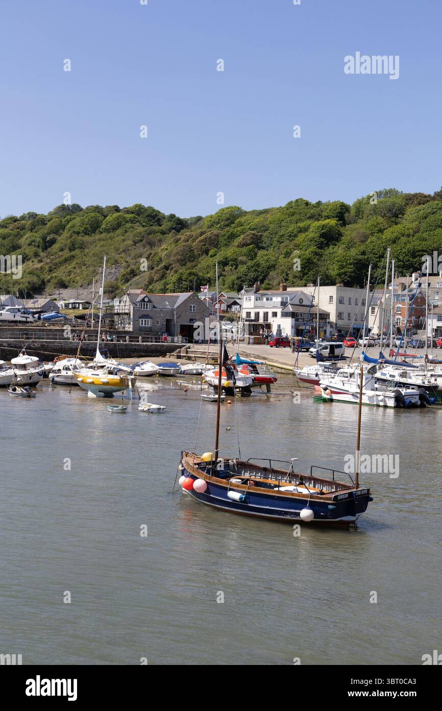 Am Meer bei Lyme Regis, Dorset, England Stockfoto