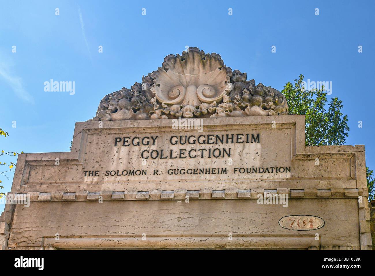 Peggy Guggenheim Collection, eines der wichtigsten Museen für europäische und nordamerikanische Kunst in Italien, Venedig Stockfoto