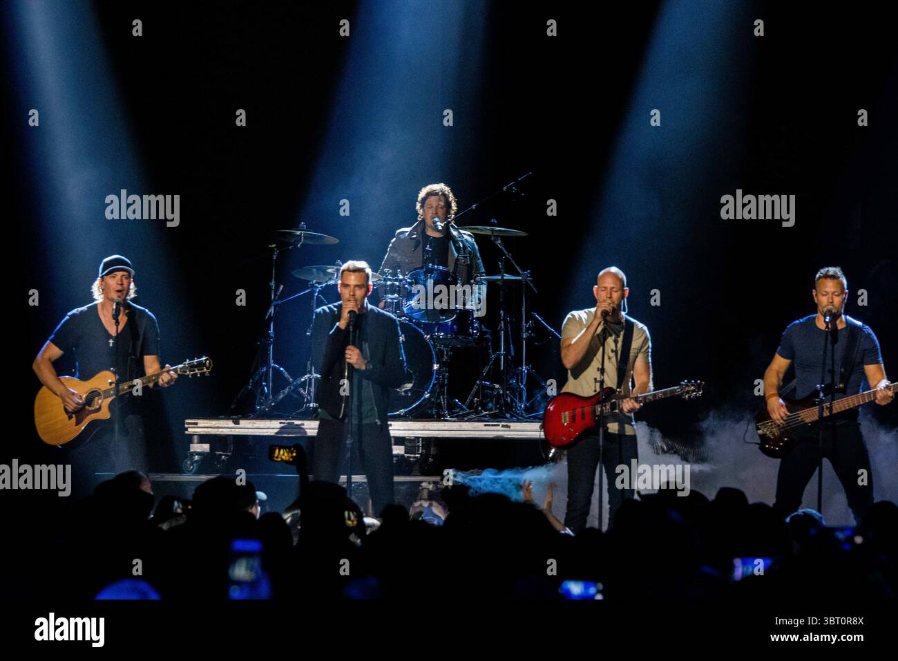 8. September 2019, Calgary, Alberta, Kanada: Die Hunter Brothers (Luke Hunter, J.J. Hunter, Ty Hunter, Brock Hunter, Dusty Hunter) treten während der Show der Canadian Country Music Association 2019 auf. (Credit Image: © Ron Palmer/SOPA Images via ZUMA Wire) Stockfoto