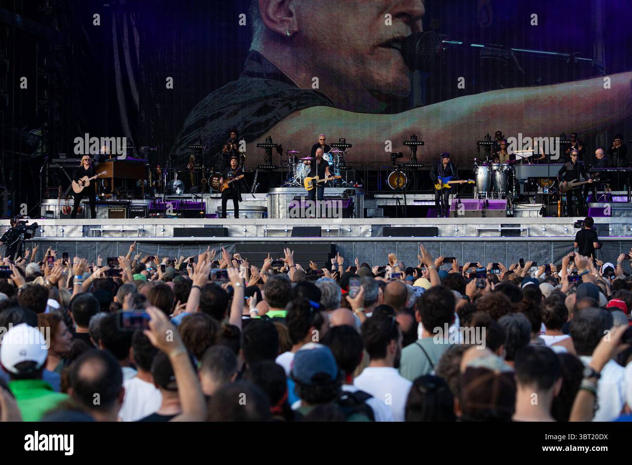 Bruce Springsteen tritt am 25. Juli 2023 live im Autodromo di Monza auf Stockfoto