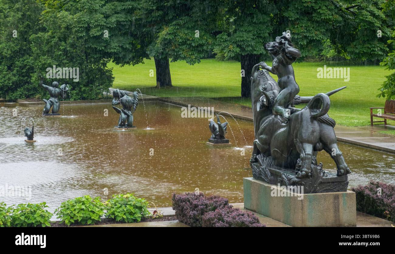 Cranbrook Art Museum Bloomfield Hills Michigan Stockfoto