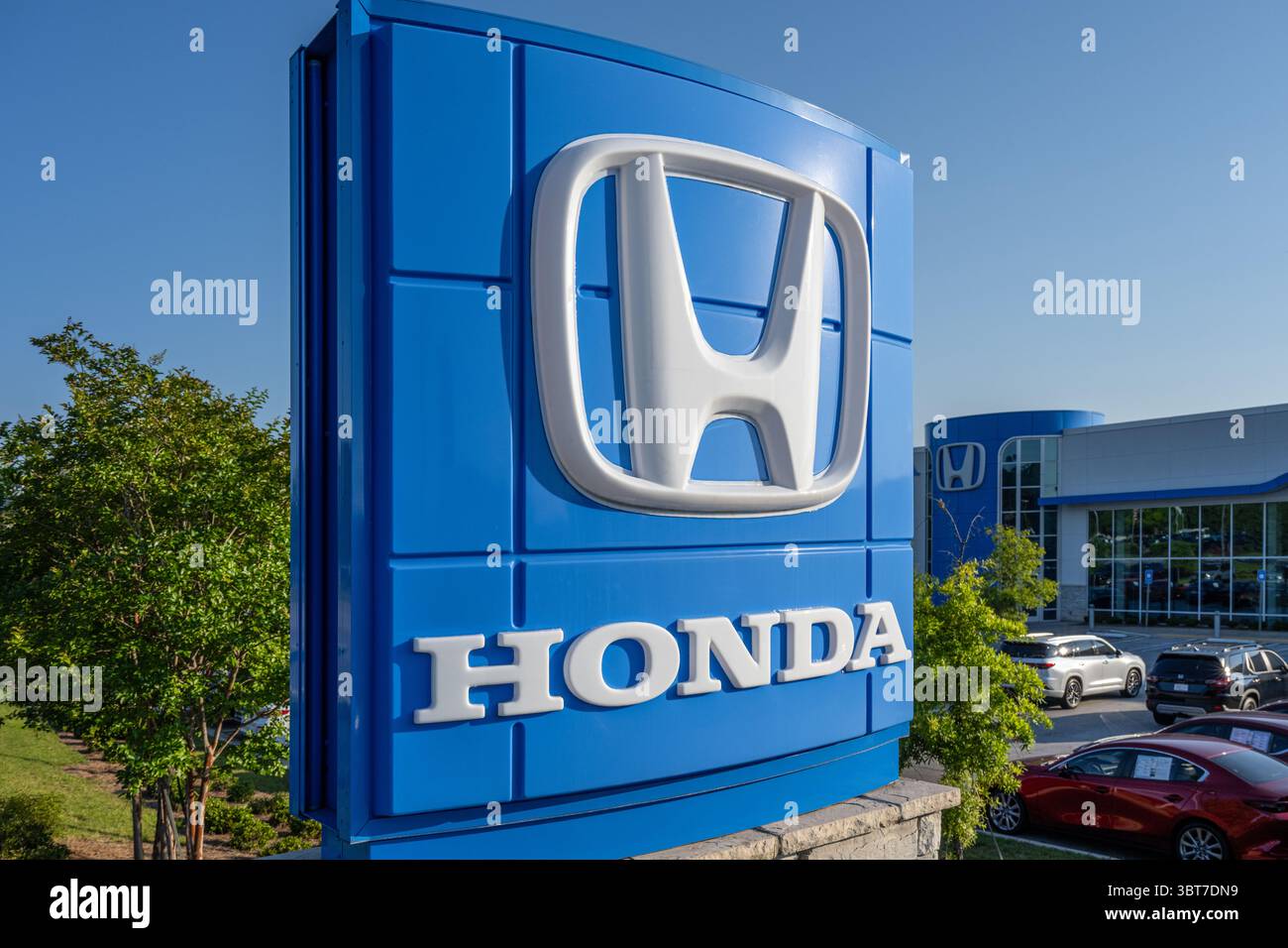 Honda Autohändler in Stonecrest, Georgia, östlich von Atlanta. (USA) Stockfoto