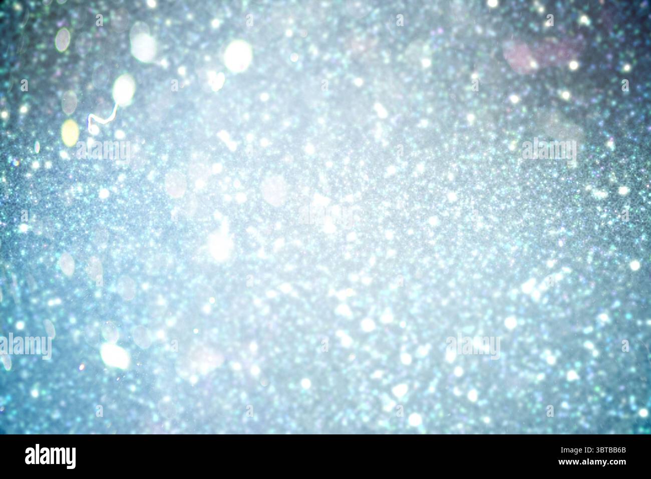 Weißes Schnee- und Sternendesign Stockfoto