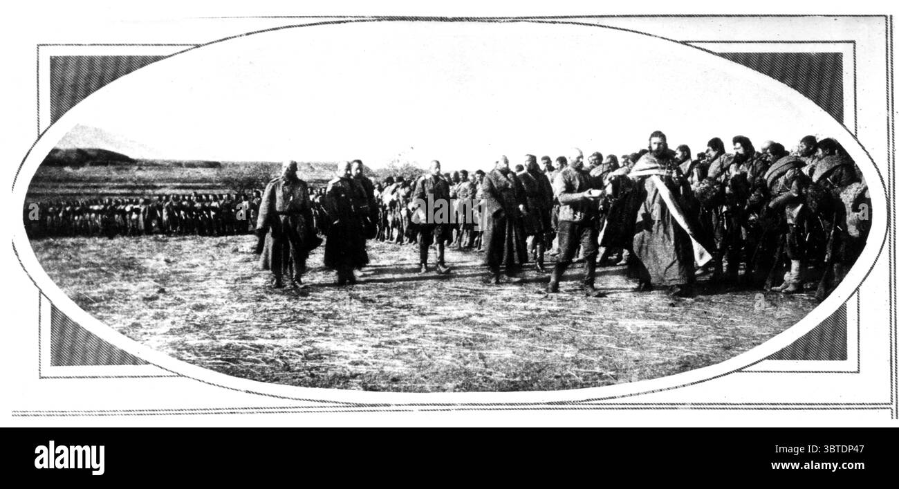 Der russische Vormarsch nach Trebizond Stockfoto