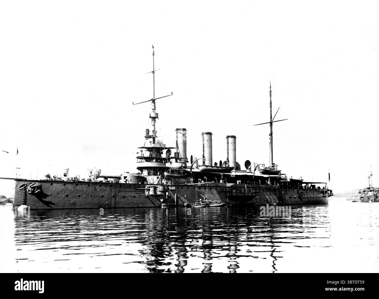 Österreichisch ungarischer Kreuzer Kaiser Karl VI Stockfoto