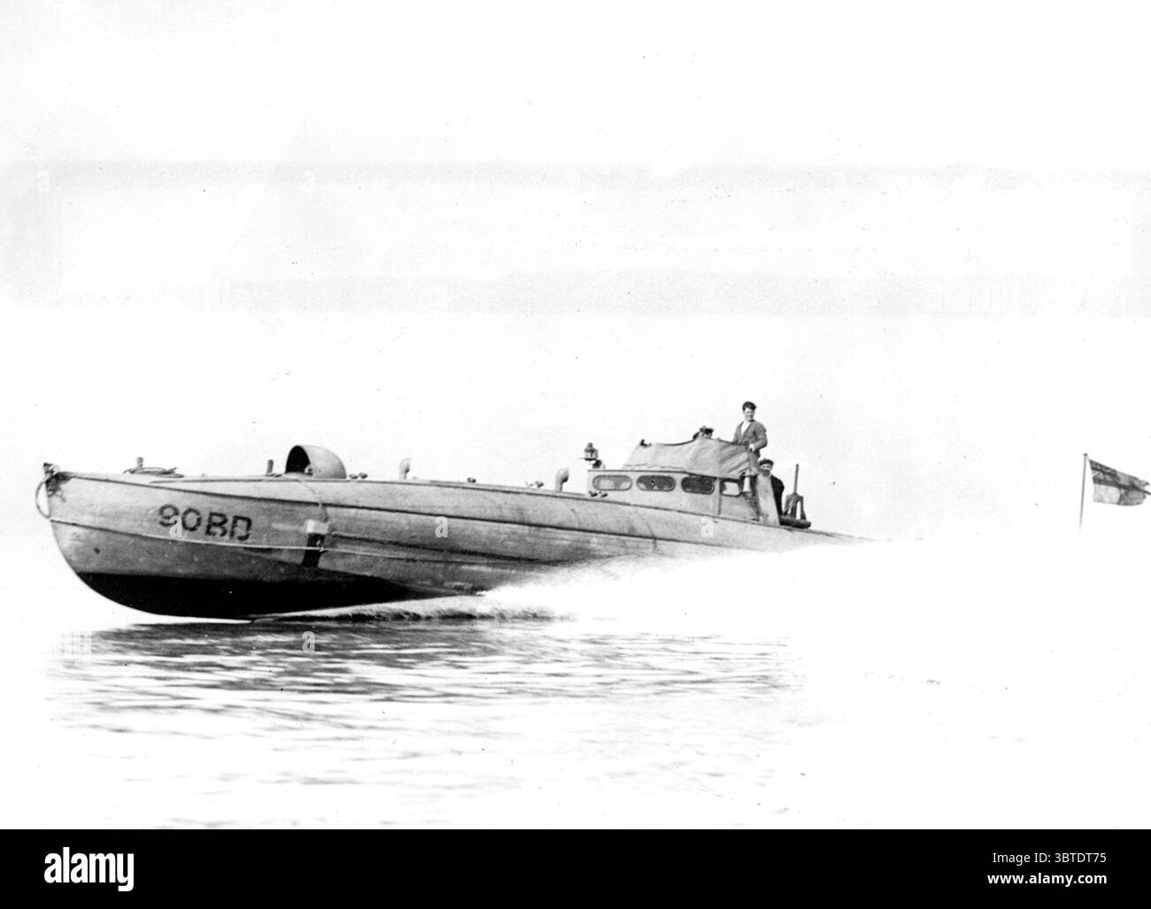 55 ft C M B , Nr 90 BD Geschwindigkeit derzeit etwa 25 Knoten . Stockfoto