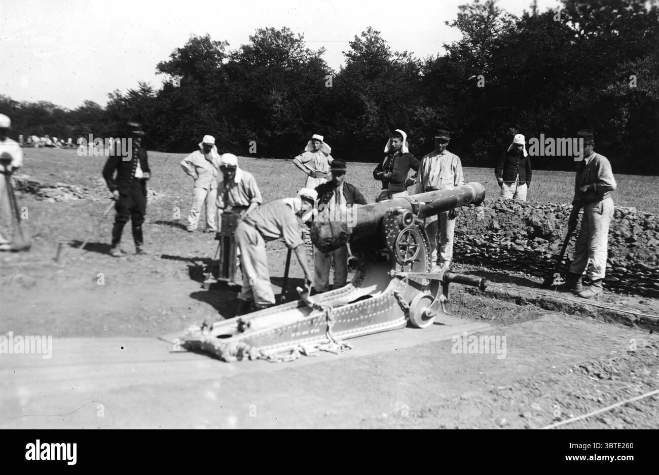 155-mm-Pistole . Stockfoto