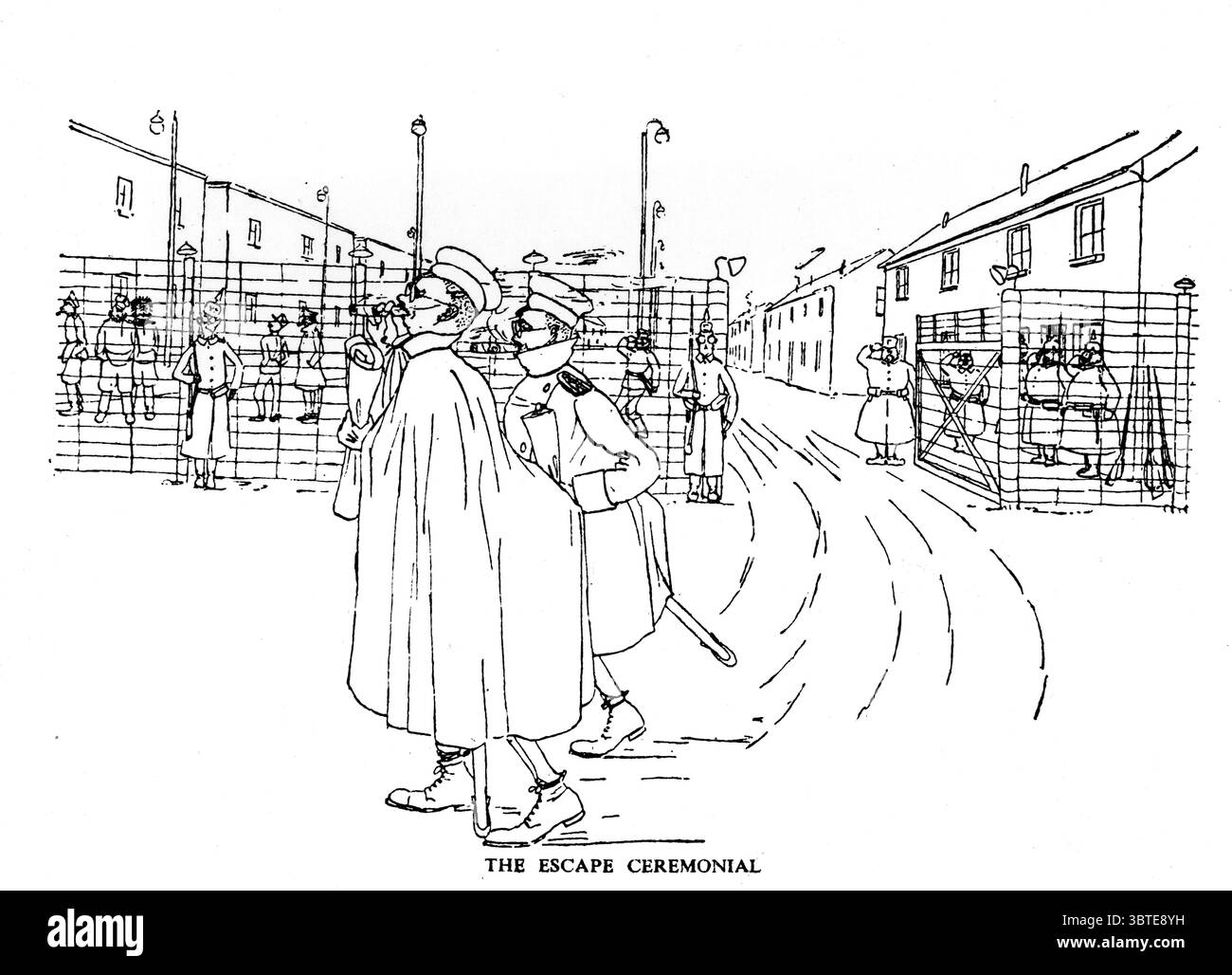 Die Fluchtzeremonie Stockfoto