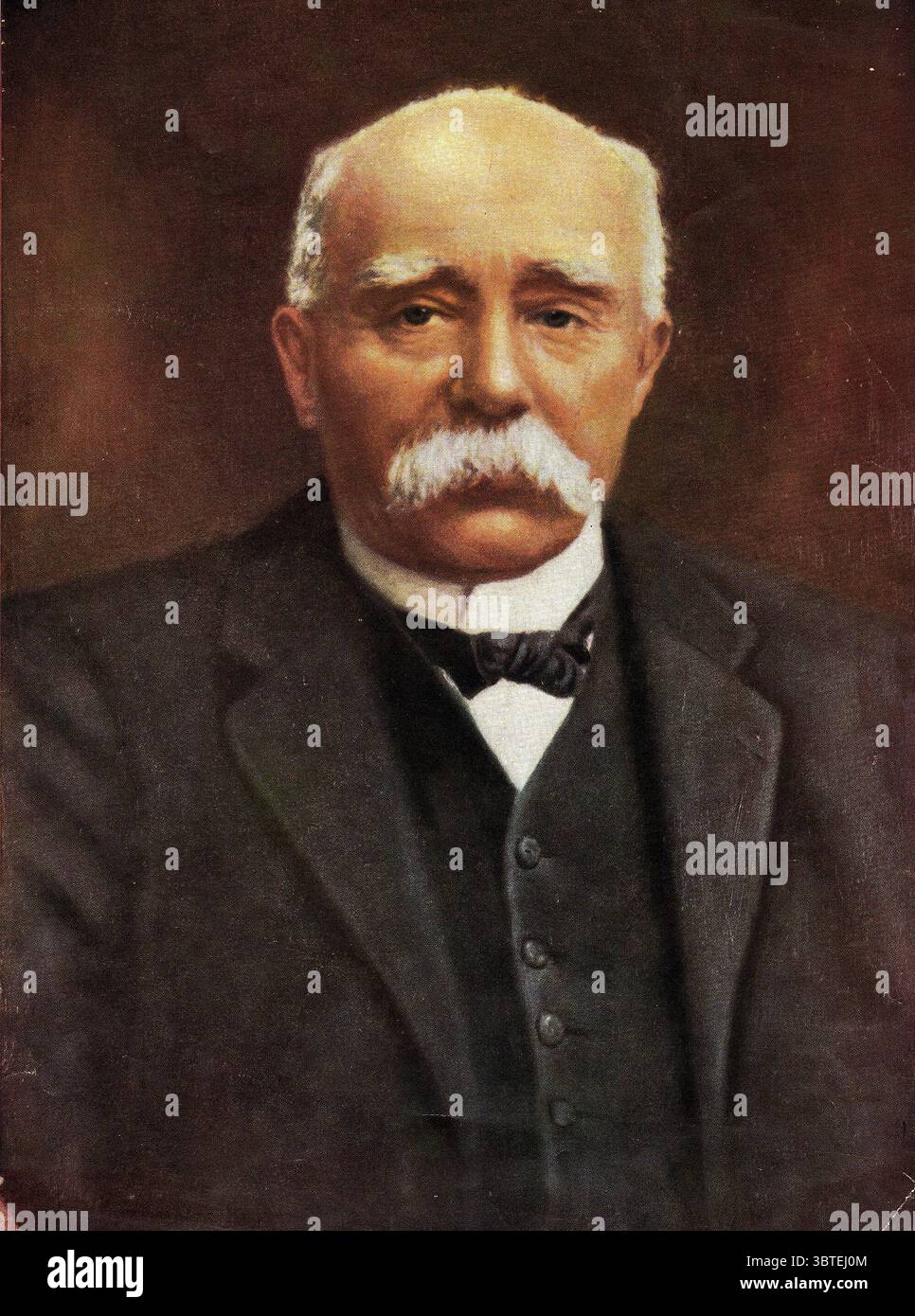 Georges Clemenceau Clemenceau, Georges (Le Tigre, der Tiger) französischer Politiker; Premierminister Frankreichs 1906-1909, 1917-1920; französischer Kriegsminister 1917-1920  1841-1929 Stockfoto