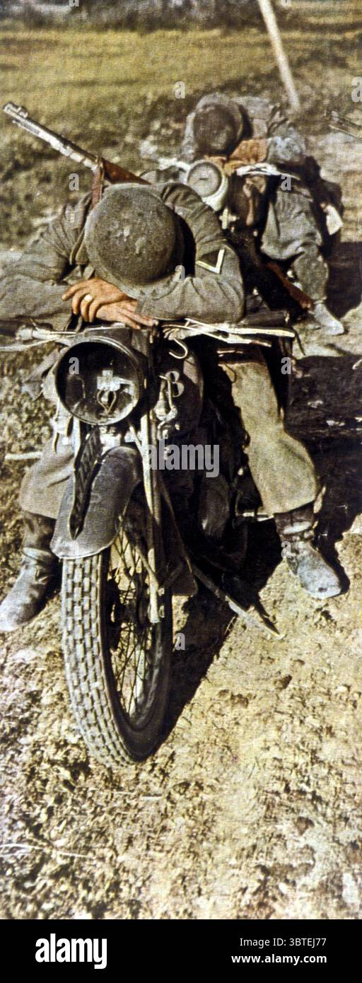 Die Ostfront war das große Theater des Ersten Weltkriegs zwischen Russland, Österreich-Ungarn und Deutschland. Alle drei Länder erwarteten Konflikte in diesem Bereich. Der deutsche Schlieffenplan ging von einer Invasion Russlands aus und die russische Armee hatte einen eigenen Plan 19, der einen Angriff auf Deutschland beinhaltete. Stockfoto