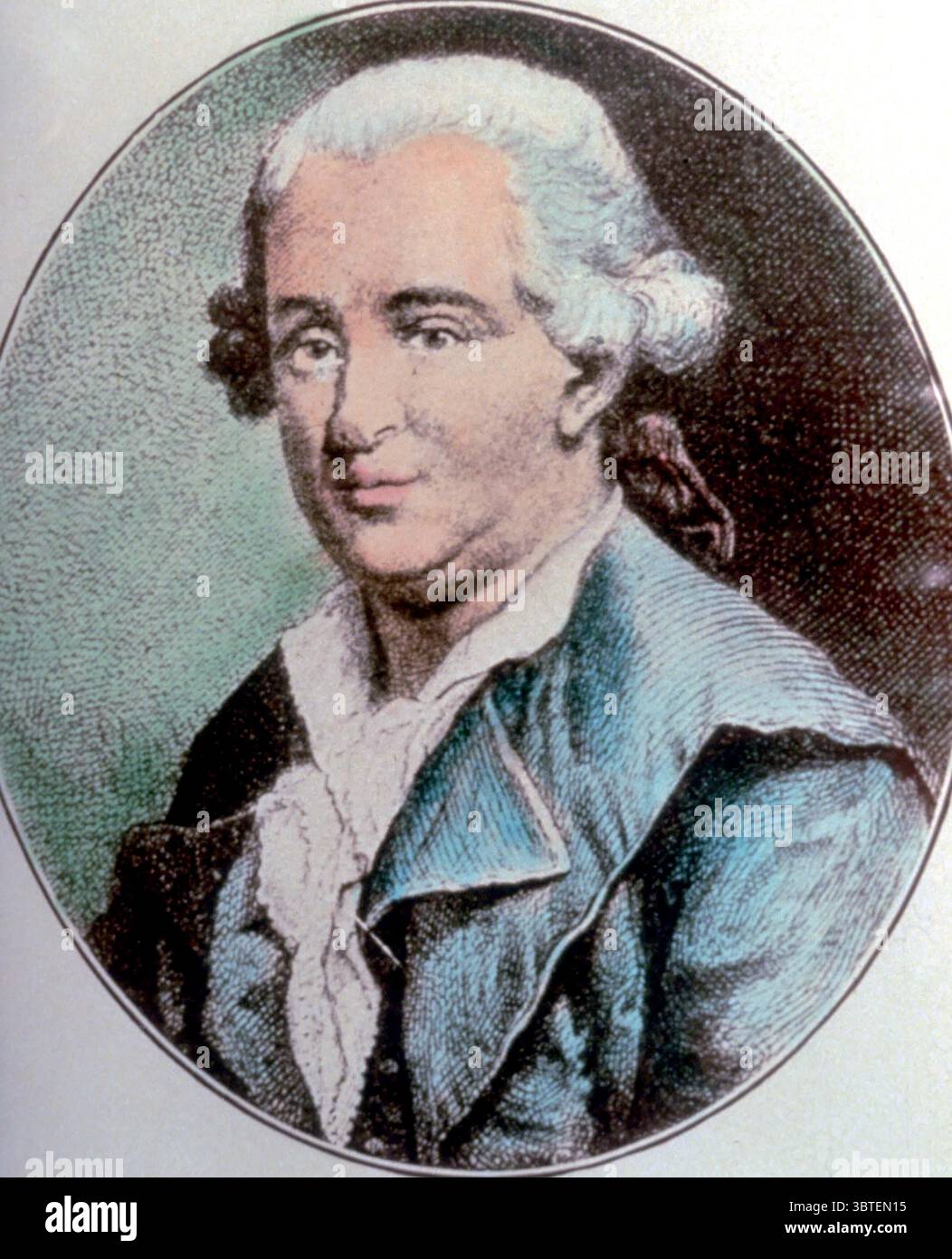 Franz Anton Mesmer, deutscher Gründer des Mesmerismus. Stockfoto