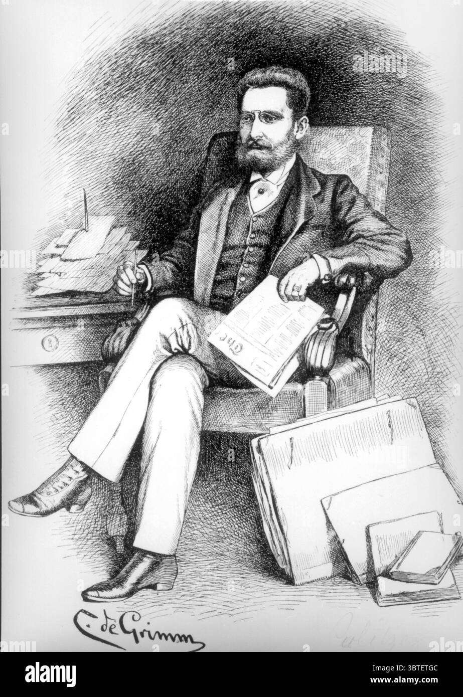 Joseph Pulitzer Stockfoto