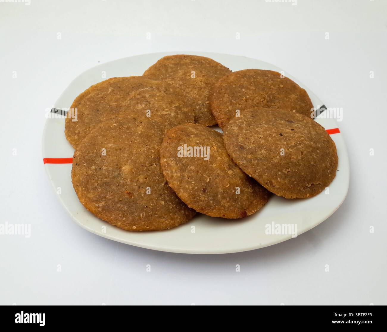 Nahaufnahme des traditionellen ramadan-Gerichts Samosa Stockfoto