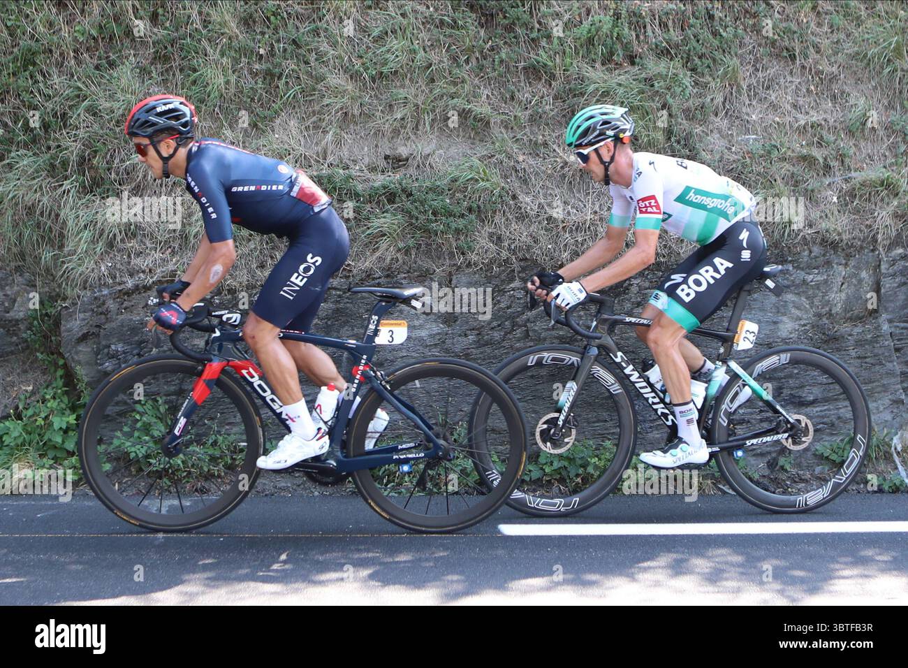 TOUR DE FRANCE 2020- UCI Cycling World Tour unter Virusausbruch. Etappe 17. Von Grenoble nach Meribel am 16. September 2020, Grenoble, Frankreich. . (Foto: Pierre Teyssot/ESPA-Images)(Credit Image: &Copy; ESPA Photo Agency/CSM via ZUMA Wire) Stockfoto
