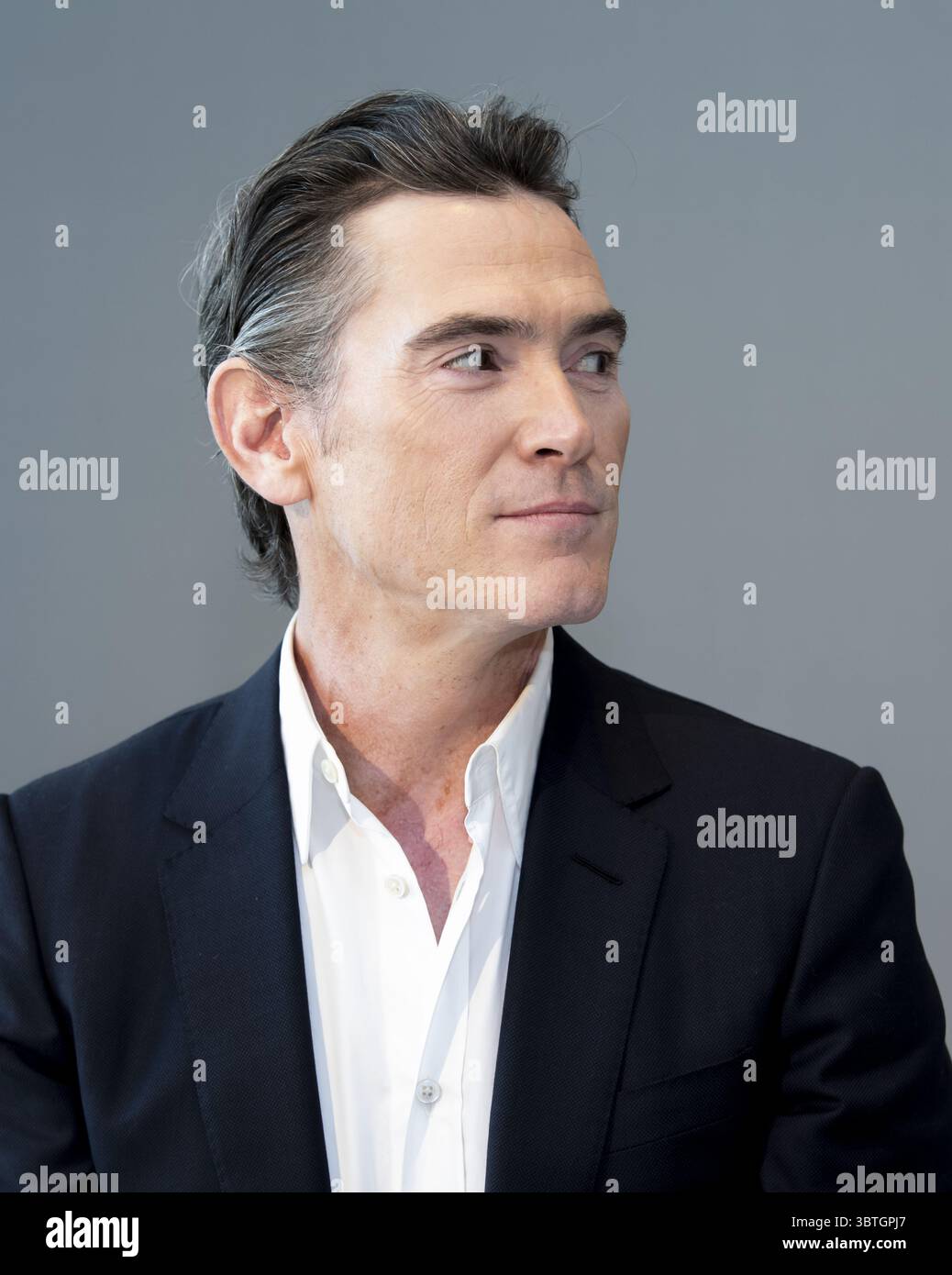 13. Oktober 2019, Hollywood, Kalifornien, USA: BILLY CRUDUP wirbt für die Fernsehserie The Morning Show in Hollywood. (Bild: © Armando Gallo/ZUMA Studio) Stockfoto