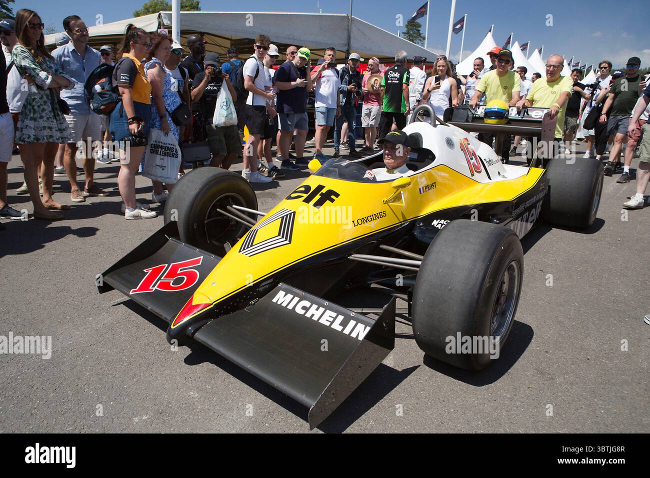 1983 Renault RE40 F1 Car beim Festival of Speed in Goodwood House 11. Juli 2025 ©2025 Copyright Michael Cole Stockfoto