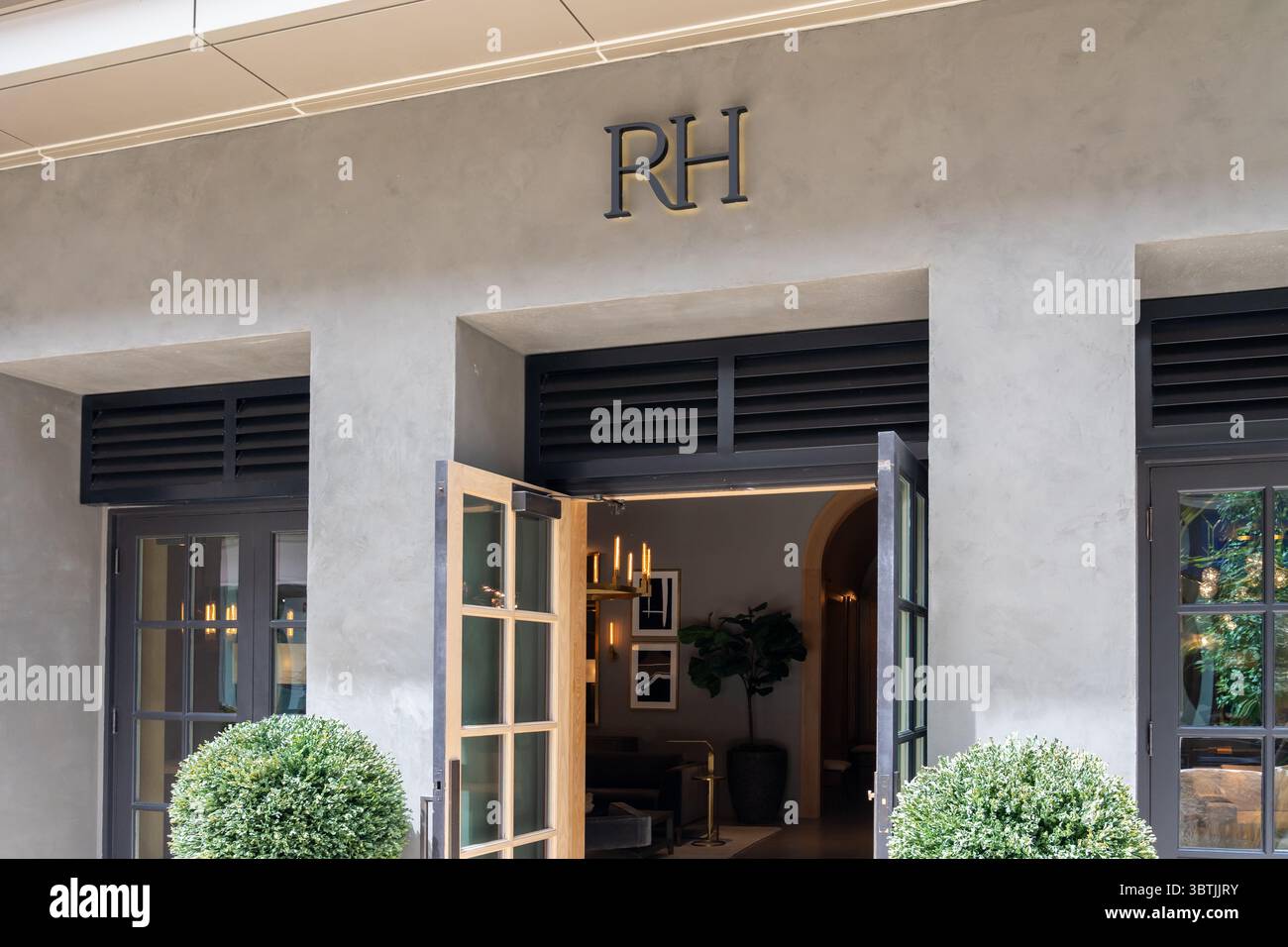 Ein RH-Geschäft in Salt Lake City, Utah, USA. Stockfoto