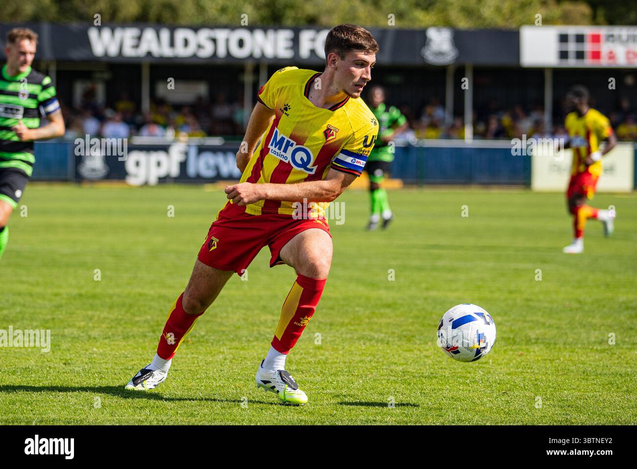 James Morris während Watford vs. AFC Wimbledon Friendly 12/07/25 Stockfoto