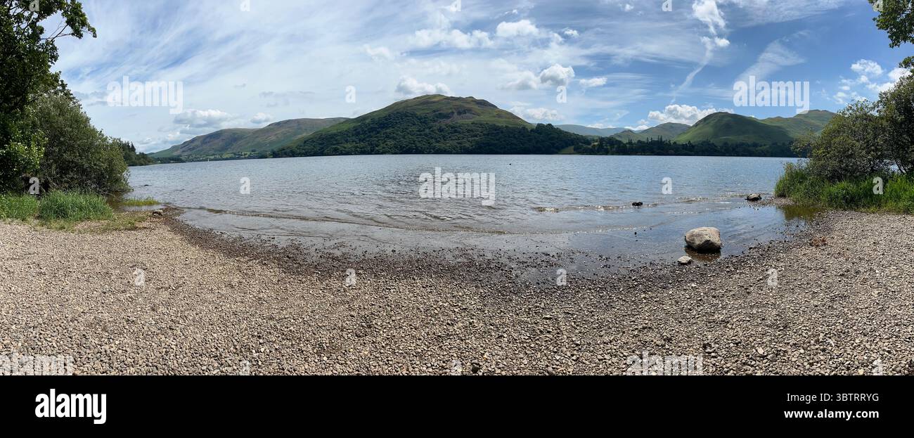 Naturaufnahmen des Lake District und der Hull Marina - Smartphone-aufgenommenes Stockfoto