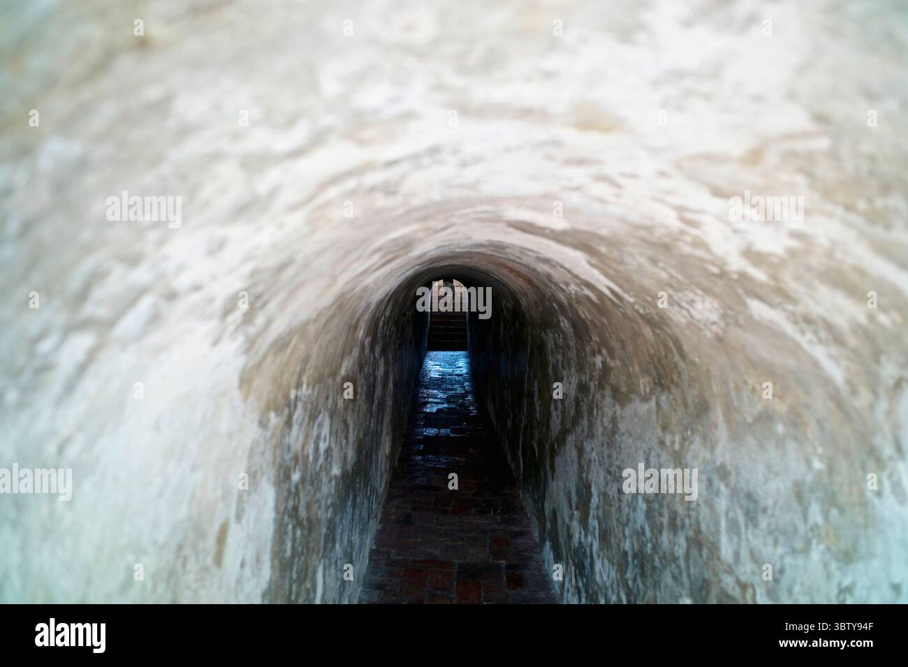 5. Februar 2018, Cartagena de Indias, Bolivar, Kolumbien: Unterirdische Tunnel am Castillo San Felipe de Barajas ist ein in Cartagena, Kolumbien. Die Burg befindet sich auf dem Hügel von San LáZaro (Bild: © Kike Calvo ZUMA Wire) Stockfoto