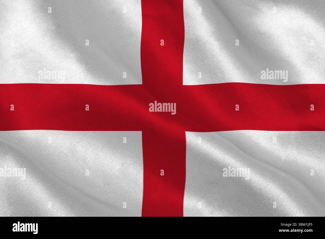 Digital erzeugte englische Nationalflagge Stockfoto