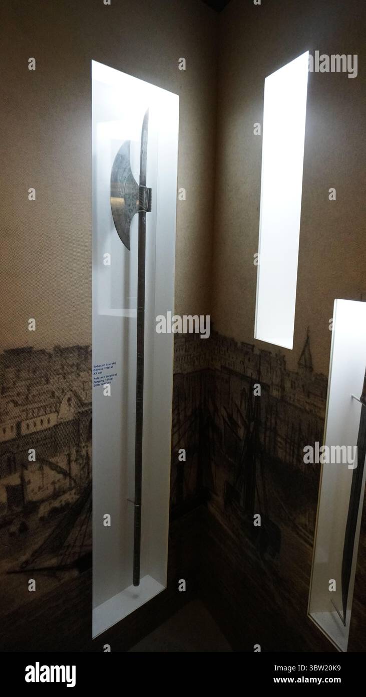 Im Inneren des Maiden Tower. Baku, Aserbaidschan. Stockfoto