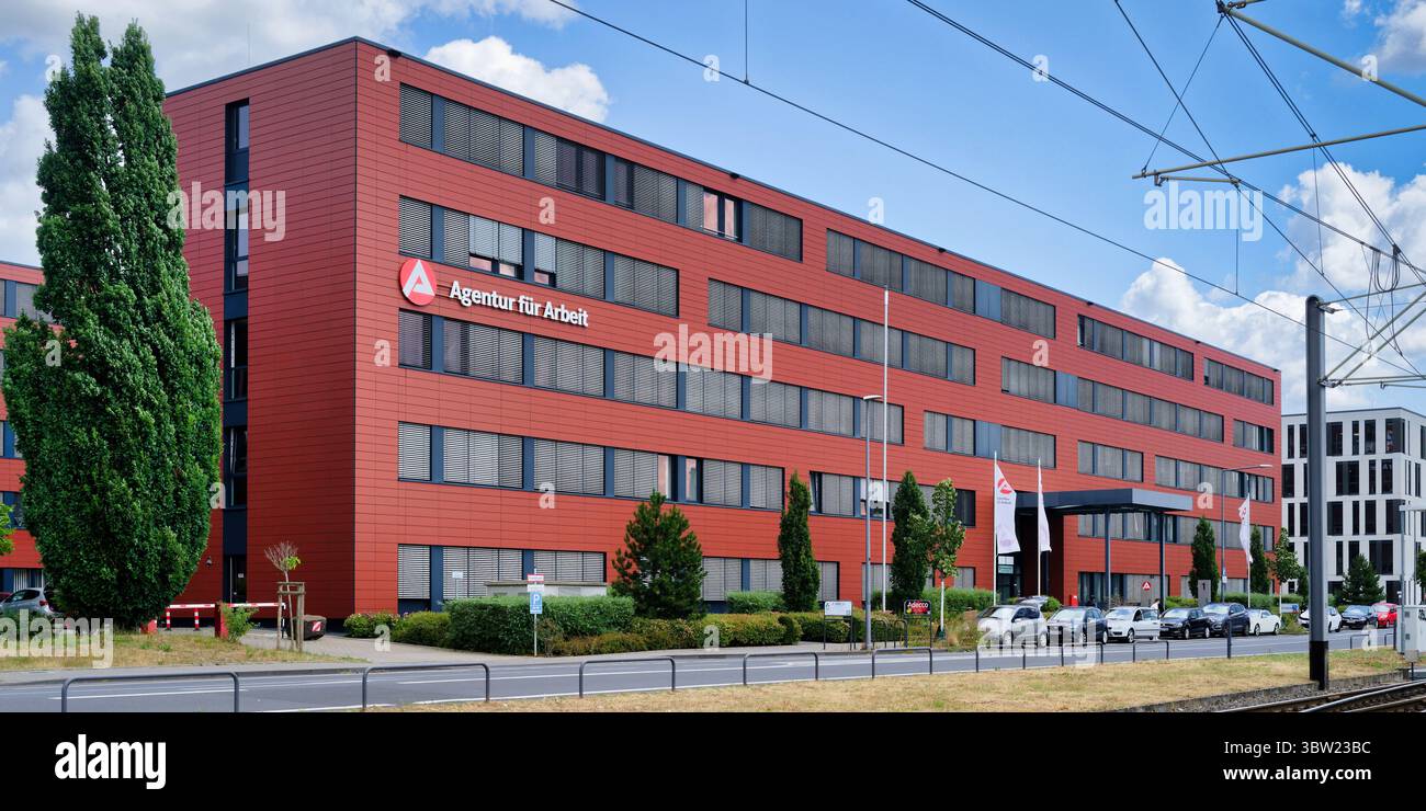 Köln, Deutschland 15. Juli 2025: Der Bau der Kölner Arbeitsagentur im Landkreis Ossendorf Stockfoto