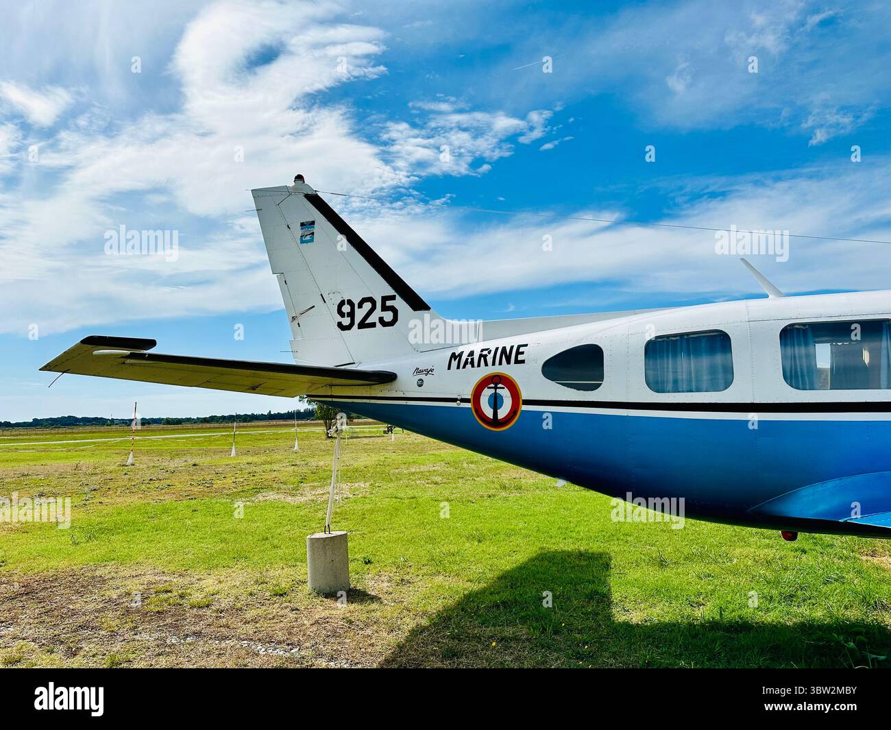 Ausbildungsflugzeug Der Französischen Marine, Rochefort Aeronautical Museum, Frankreich Stockfoto