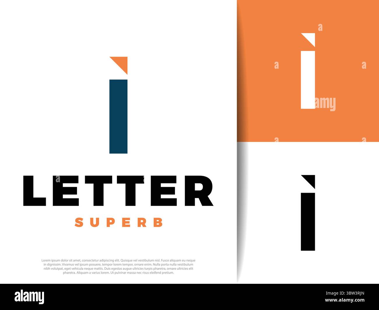 Elegantes „i“-Symbol für den Anfangsbuchstaben, perfekt für Logos, Branding, Unternehmensidentitäten oder App-Symbole. Übersichtliches Vektordesign, skalierbar, bearbeitbar und bereit für Stock Vektor