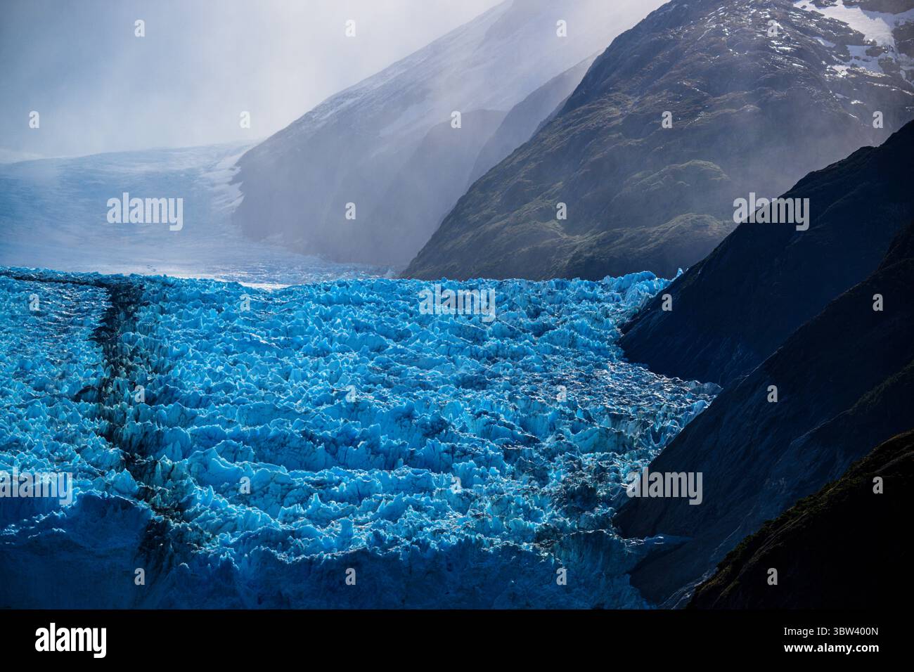 Garibaldi-Gletscher, Garibaldi-Fjord, Alberto de Agostini-Nationalpark, Chile, Patagonien, Chile, Stockfoto
