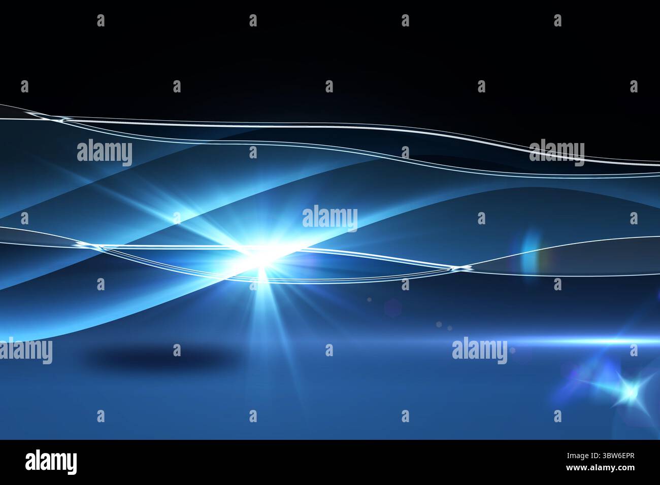 Blaue Technik-Hintergrund Stockfoto