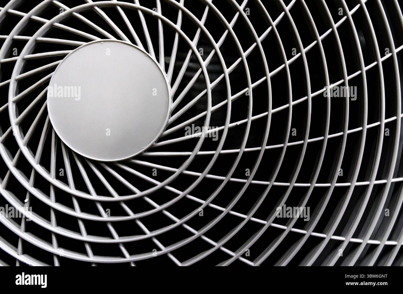 Graues Gitter mit kreisabstraktem geometrischem Hintergrundmuster Stockfoto