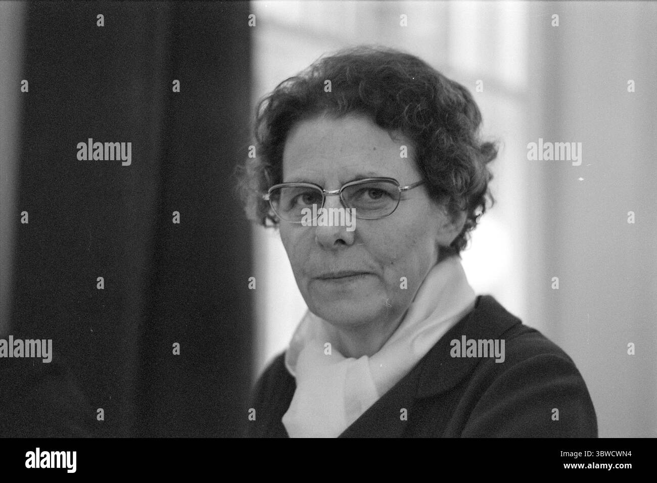 Aktuell 42-2-1972: Die Woche der langen Diskussionen. Nach langen Verhandlungen im Storting wurde klar, dass der Führer der Christlich-Demokratischen Partei mit der Bildung einer neuen Regierung beauftragt wird. Bergfrid Fjose. Foto: Sverre A. Børretzen / aktuell / NTB ***FOTO WIRD NICHT VERARBEITET*** *Text wird automatisch übersetzt* Stockfoto