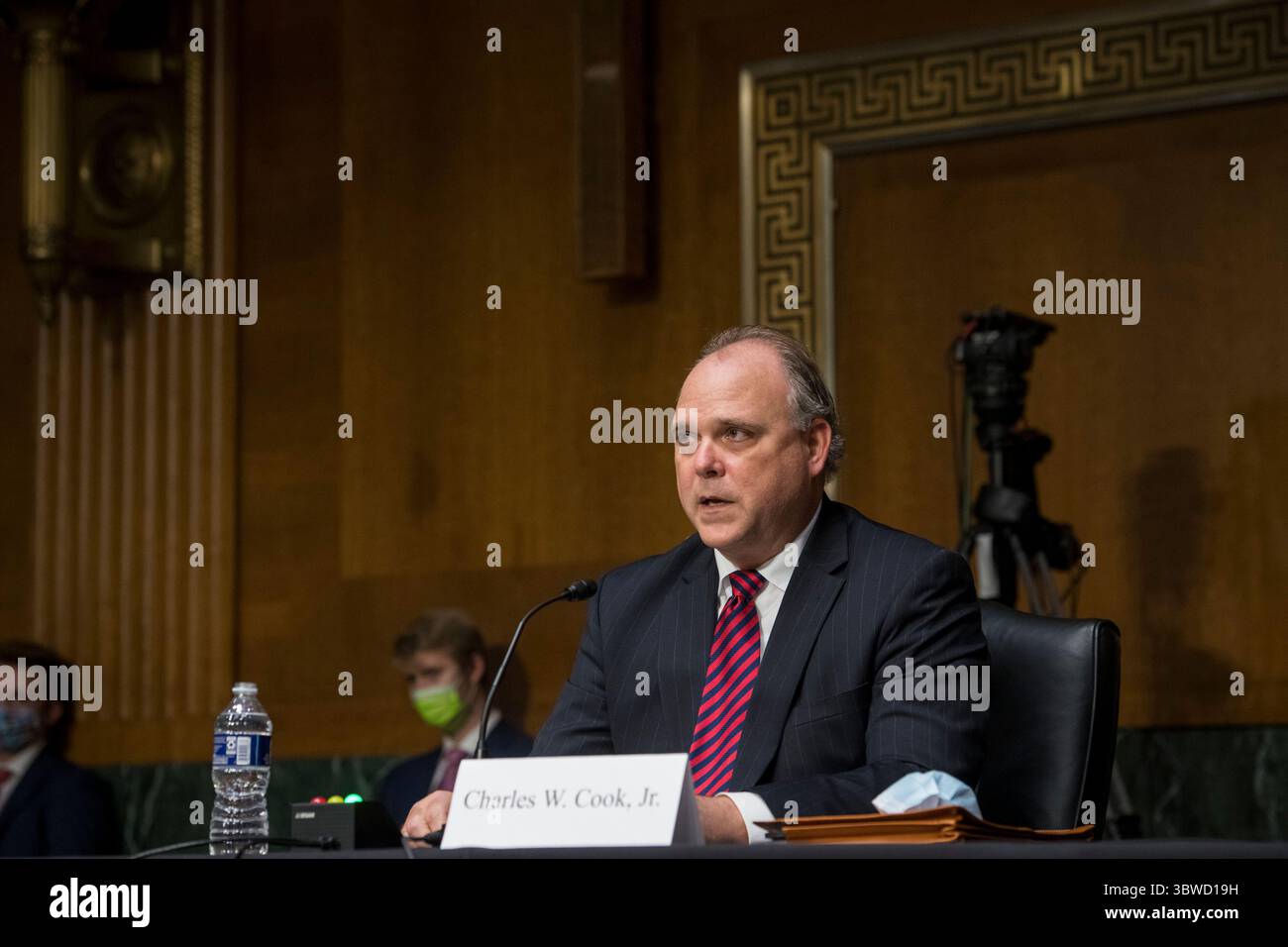 9. Dezember 2020, Washington, District of Columbia, USA: Charles W. Cook, Jr. tritt am Mittwoch, 9. Dezember 2020 vor einem Senatsausschuss für Umwelt und öffentliche Arbeiten â€“ SubCommittee on Clean Air and Nuclear Safety Hearing vor, um Mitglied des Board of Directors der Tennessee Valley Authority im Dirksen Senate Office Building am Capitol Hill in Washington, DC zu werden. Beschreibung: Rod Lamkey/CNP (Abbildung: © Rod Lamkey – CNP/CNP via ZUMA Wire) Stockfoto