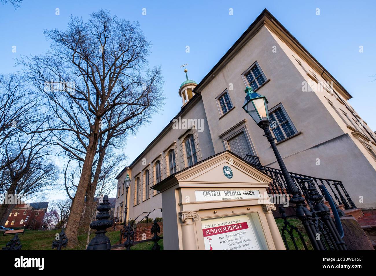 Central Mavian Church, Bethlehem, Pennsylvania, USA. Stockfoto