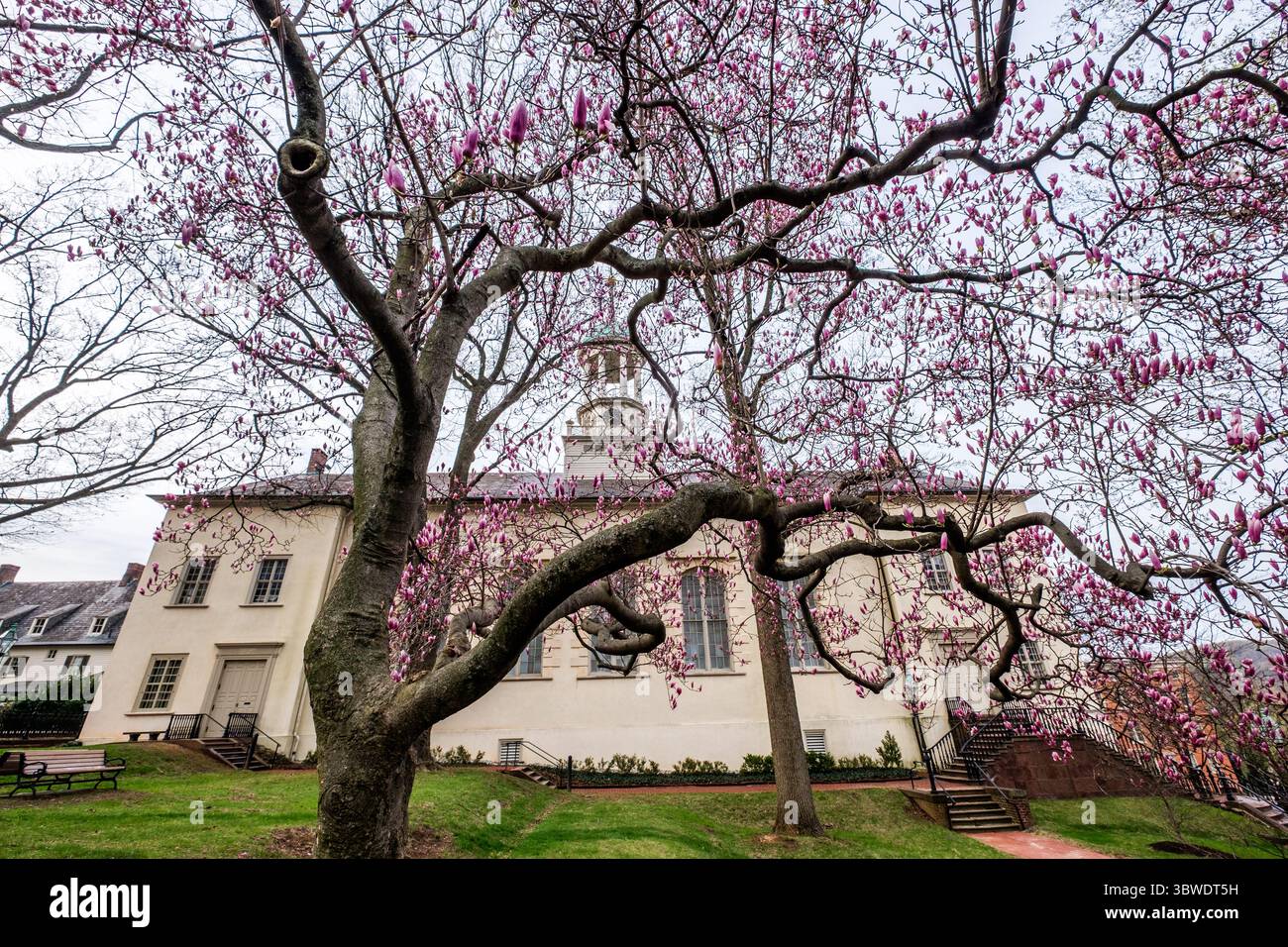 Central Mavian Church, Bethlehem, Pennsylvania, USA. Stockfoto