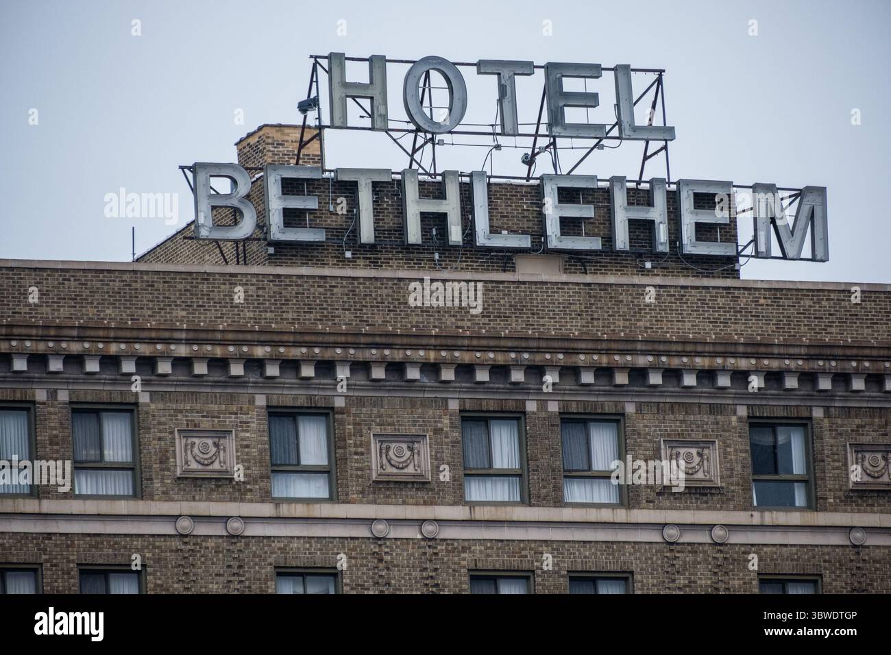 Hotel Bethlehem, Bethlehem, PA. Stockfoto