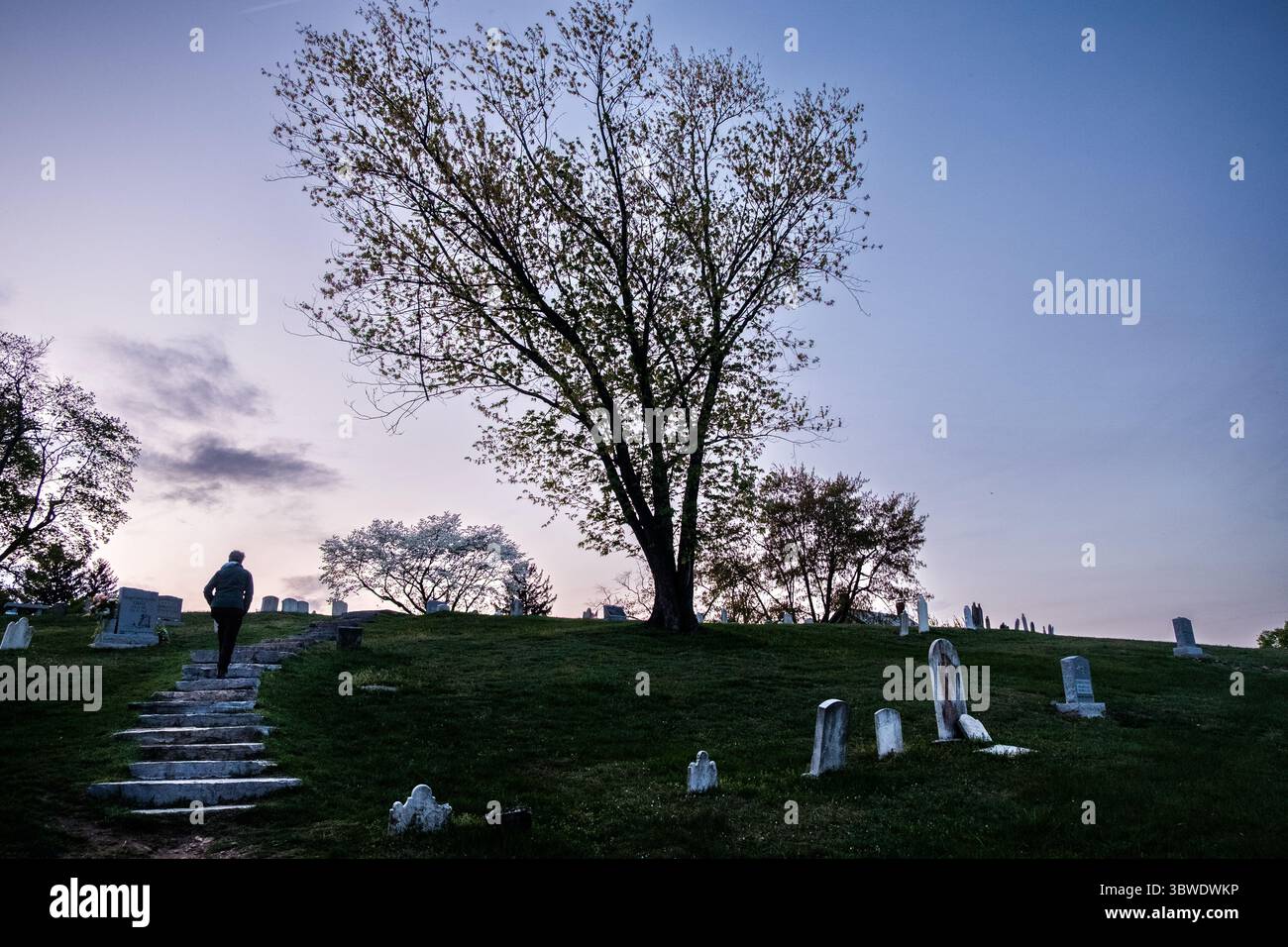Cemetery Harpers Ferry, West Virginia. Stockfoto