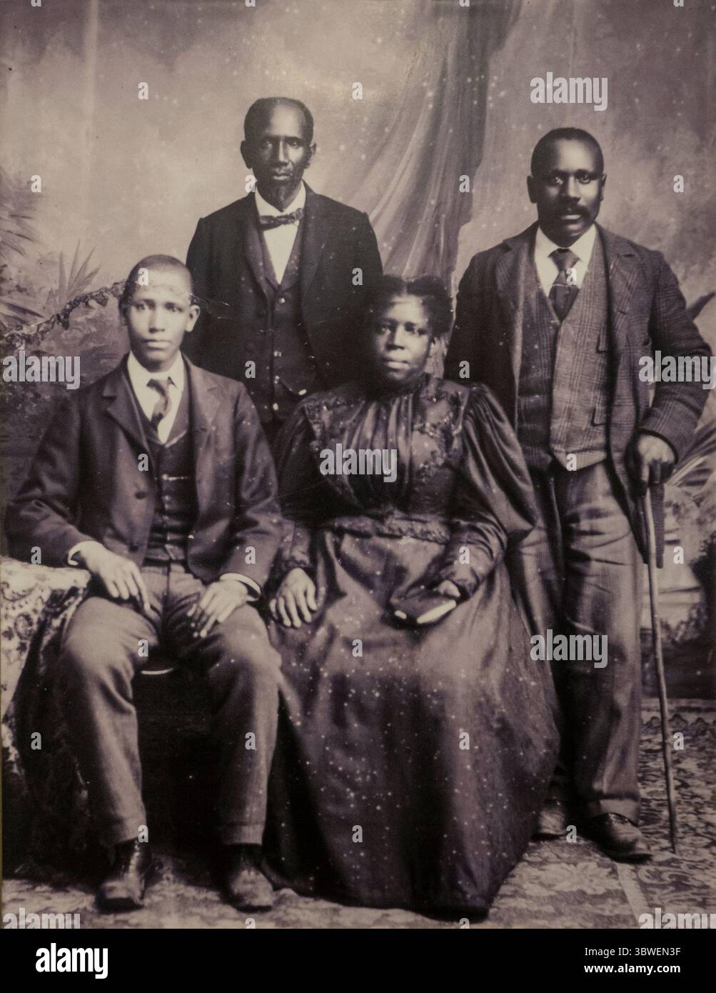Beamte der tabakgewerkschaft Porträt in Petersburg VA 1899 Stockfoto