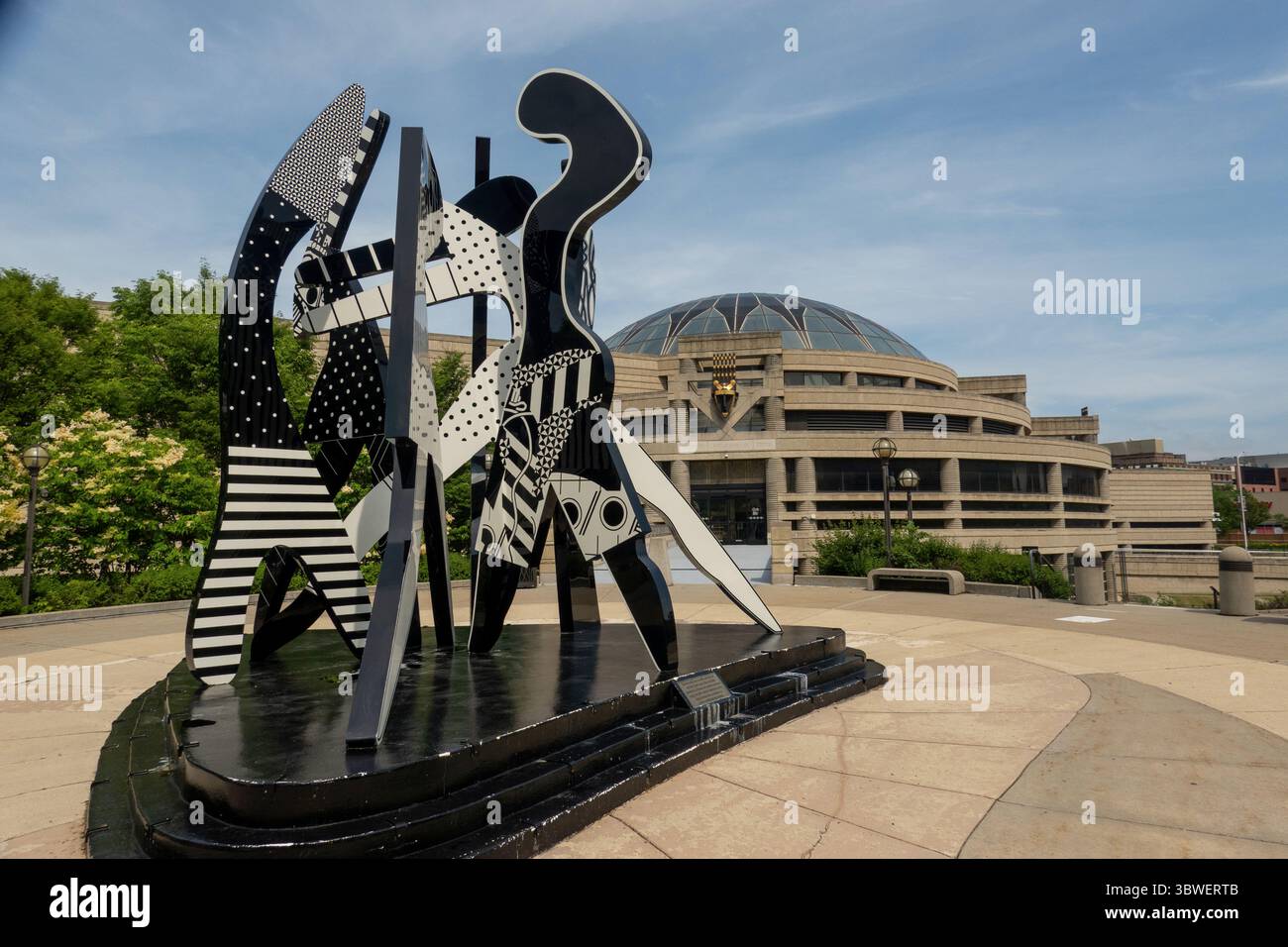 Charles H Wright Museum of African American History in Detroit Michigan Stockfoto