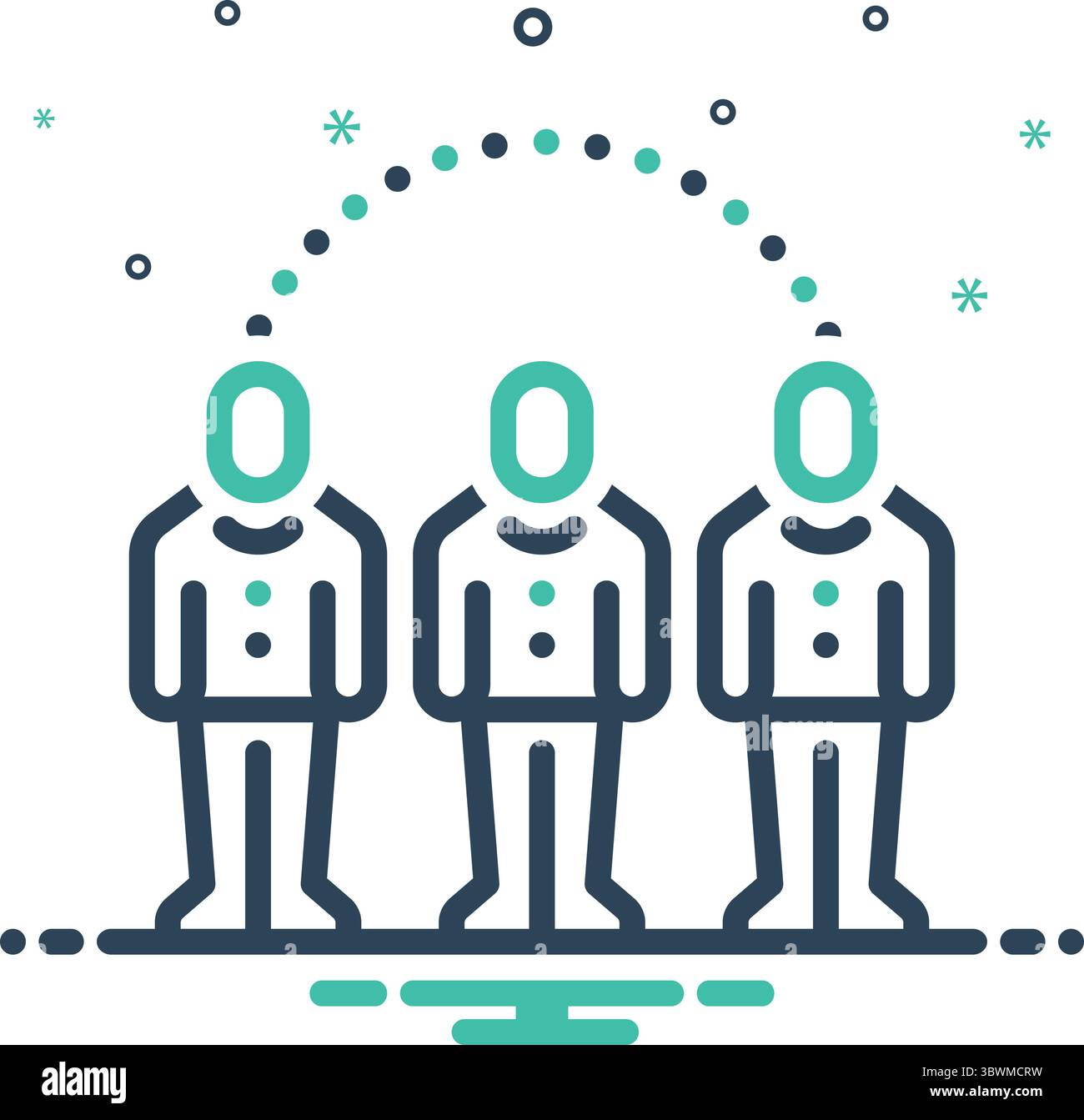 Symbol für öffentliches Bild, öffentlich Stock Vektor