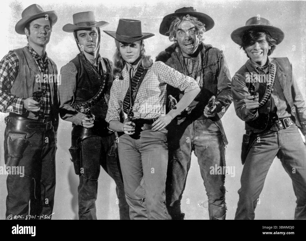 Bild der Cat Ballou Group mit Pistole (Foto: © Movie Star News via ZUMA Press Wire Service) Stockfoto