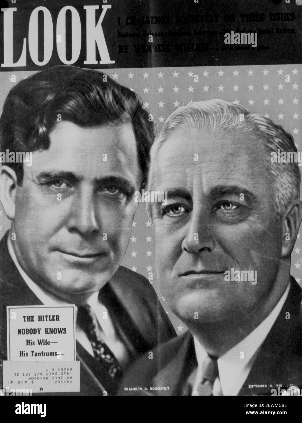 Ein Werbeplakat von Franklin Roosevelt (Foto: © Movie Star News via ZUMA Press Wire Service) Stockfoto