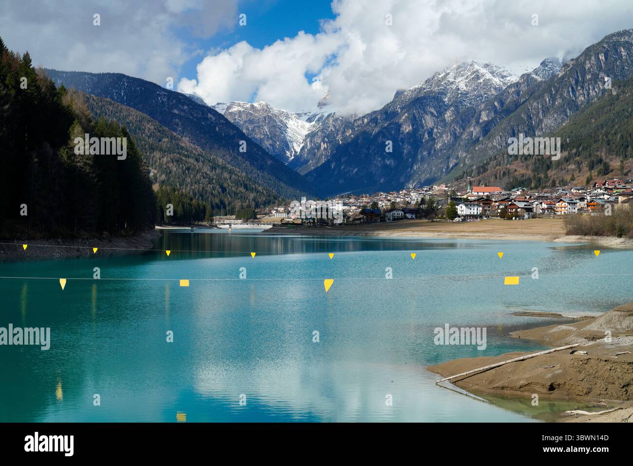 See Santa Catterina, Dolomiten, Auronzo di Cadore, Provinz Belluno, Region Venetien, Stockfoto