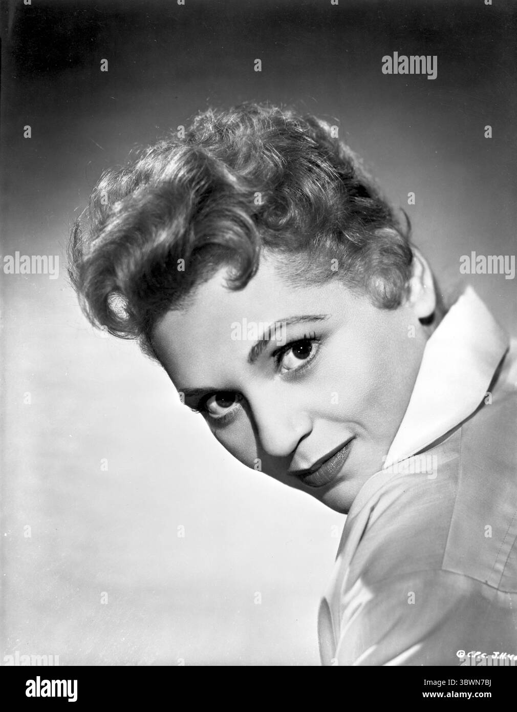 Judy Holliday auf einem glänzenden Top-Porträt (Foto: © Movie Star News via ZUMA Press Wire Service) Stockfoto