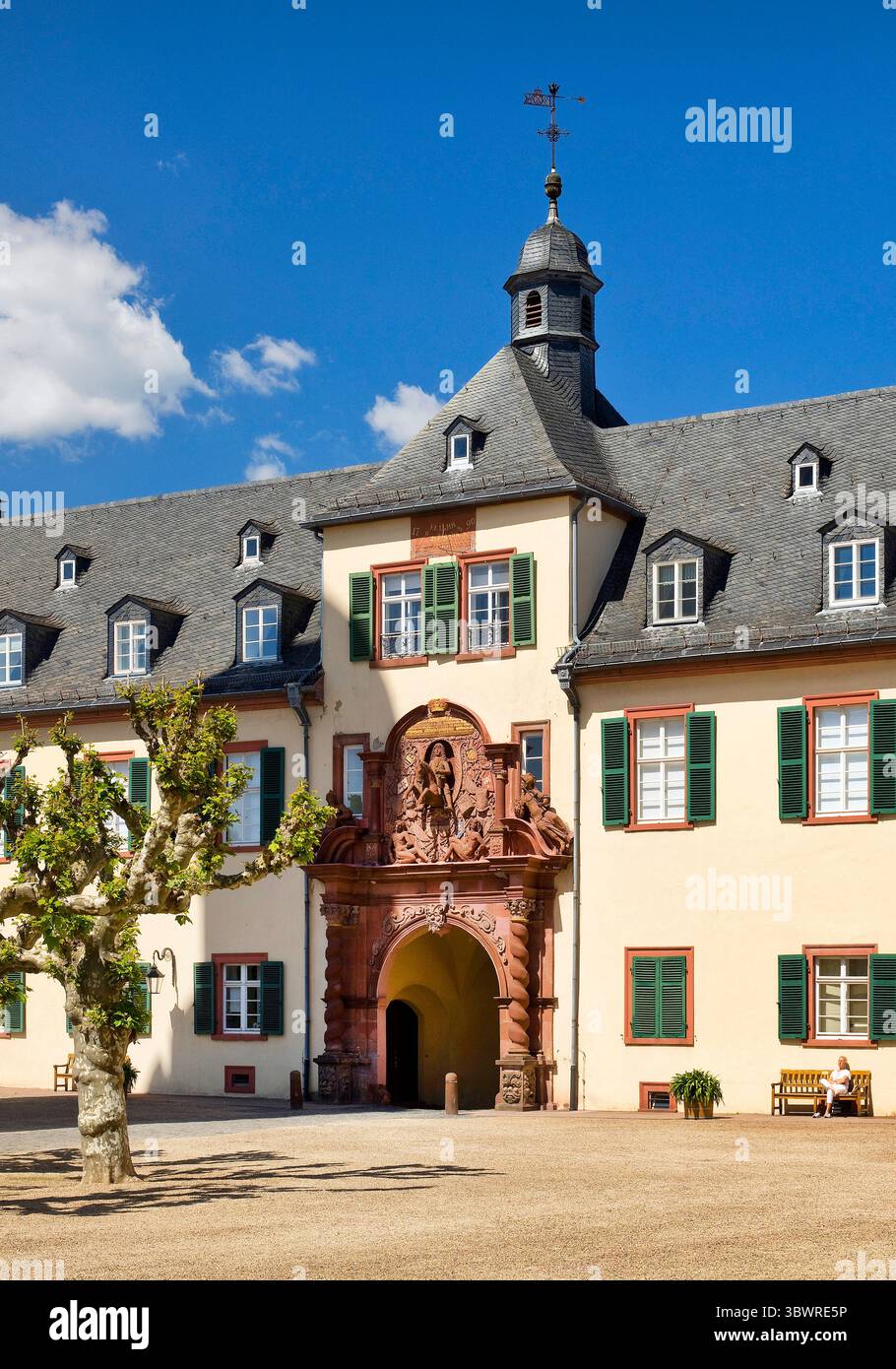 Schloss Bad Homburg, Innenhof, Deutschland, Hessen, Bad Homburg vor der Höhe Stockfoto