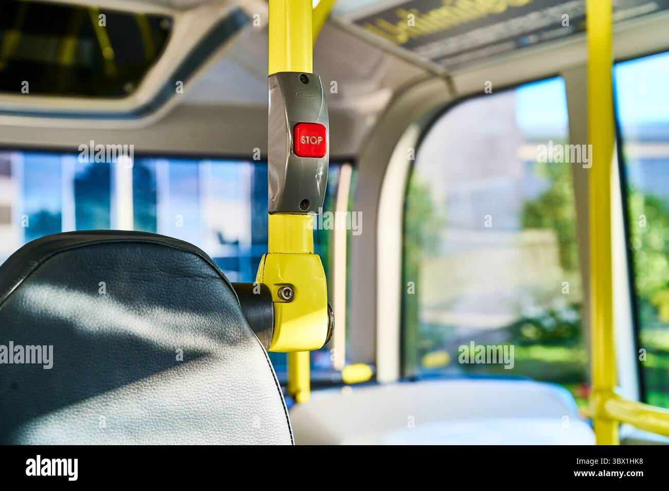 Klingel auf Bus Stockfoto